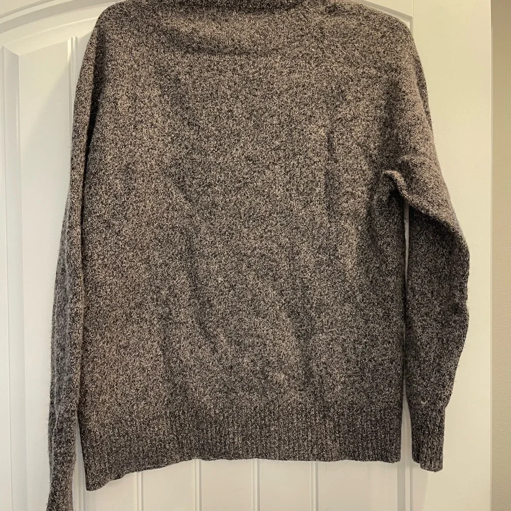 J Crew Rugged Merino Sweater Sz M Men’s Wool Blend Gray Normcore Academia